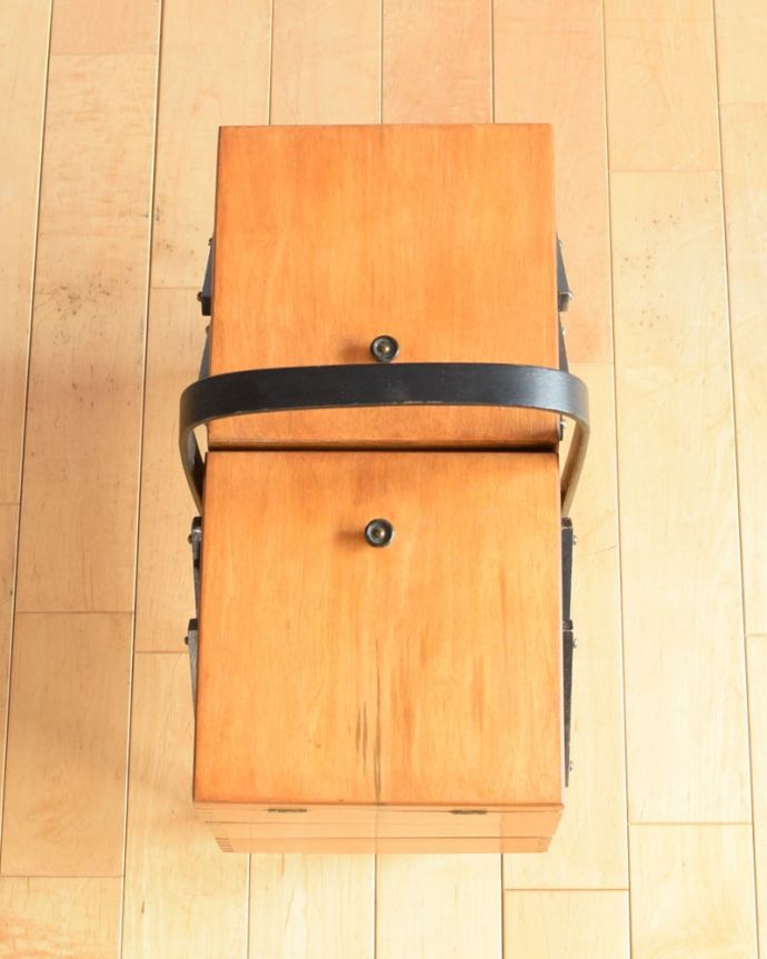 ソーイングボックスを上から見ると・・・