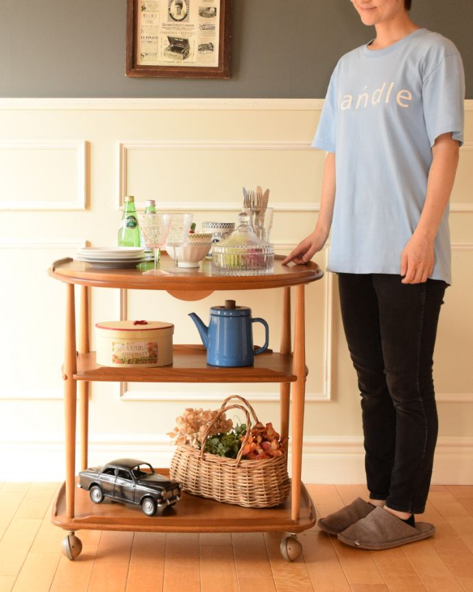 アーコール（ERCOL）のワゴン