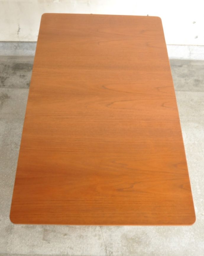 アンティークのテーブル　アンティーク家具　ゲートレッグテーブル　天板の修復には自信があります。(x-1373-f)