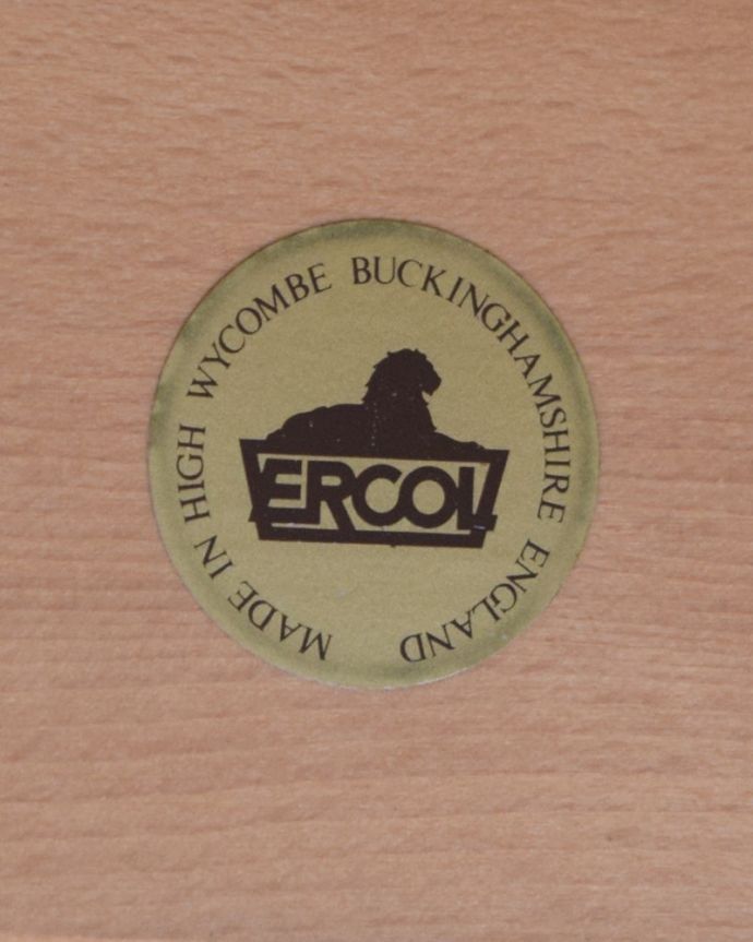 アンティークのテーブル アンティーク家具 アーコール ゲートレッグコーヒーテーブル 安心の証1981~1995年代製造のタグシールが残っていました。(x-1378-f)