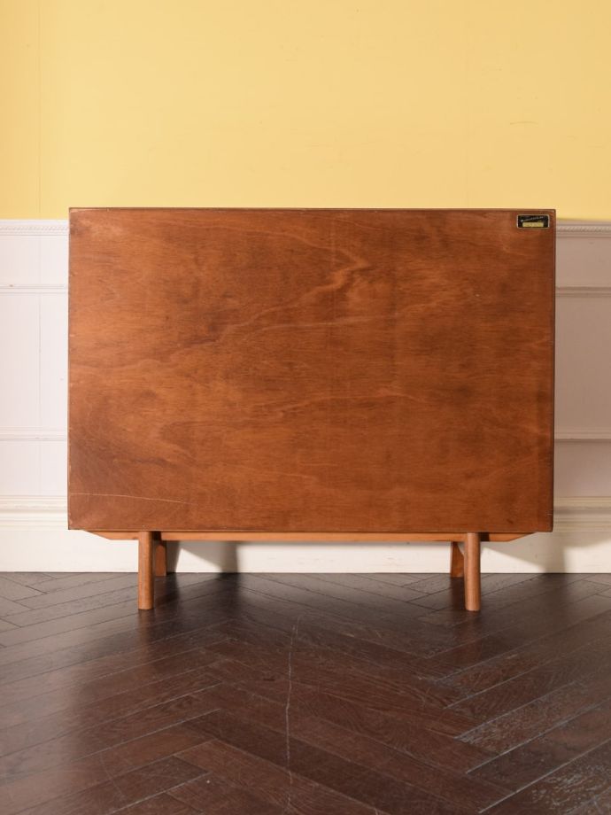 キャビネットの後ろ姿