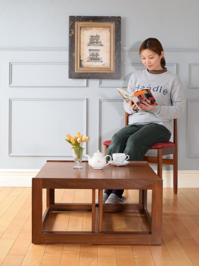 北欧スタイルのおしゃれなネストテーブル