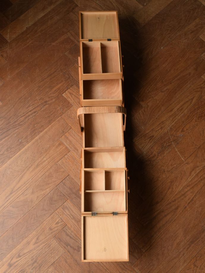 ソーイングボックスの中