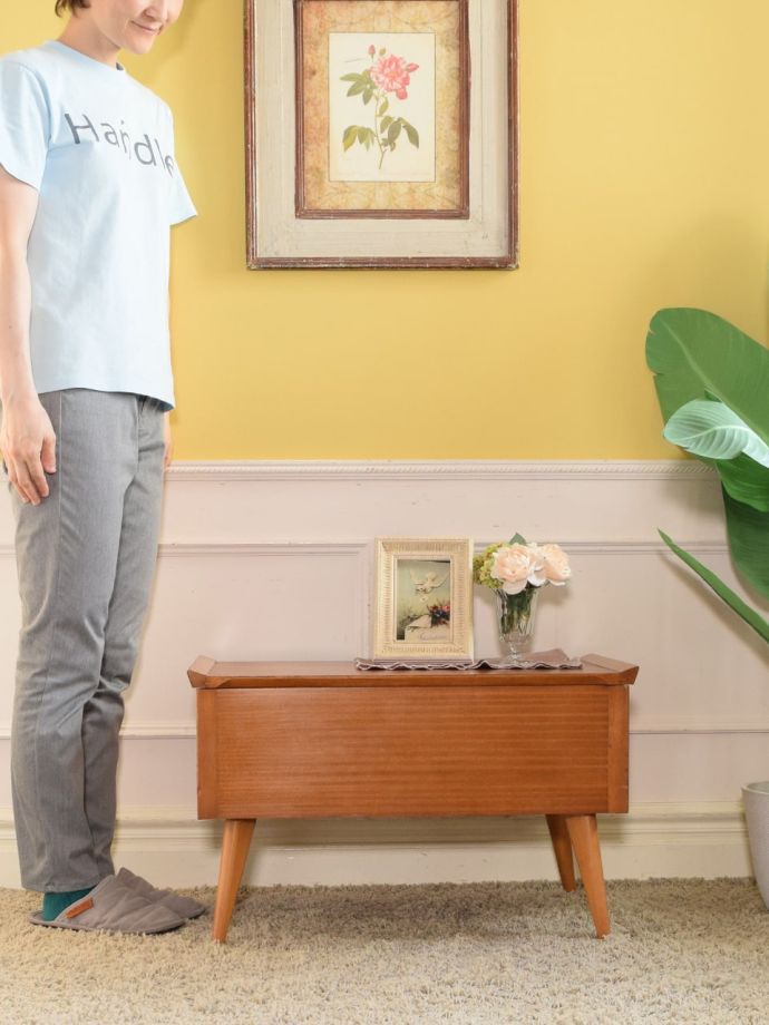 ビンテージのソーイングボックス