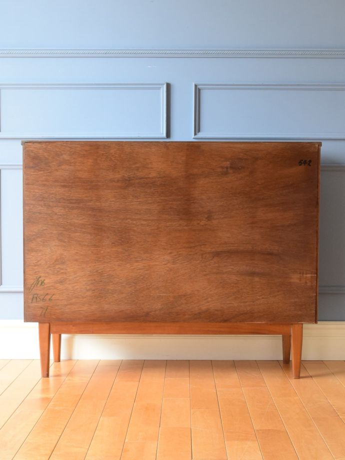 キャビネットの後ろ姿