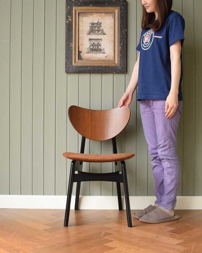 G-PLAN(Gプラン)　アンティーク チェア　ビンテージがカッコよく決まる、Tola&Black(トラー&ブラック)のG-PLANのダイニングチェア。スッキリとカッコいい北欧スタイルの椅子ミッドセンチュリーに作られた北欧デザインの椅子は新しさと懐かしさ、両方を感じさせてくれます。(x-477-c)