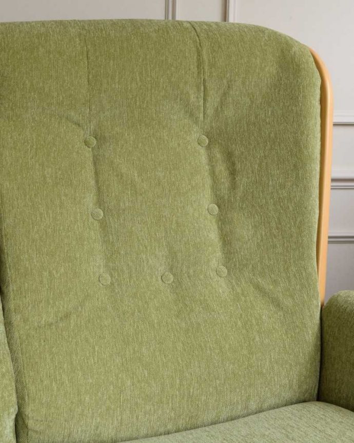 アーコールソファの背もたれ