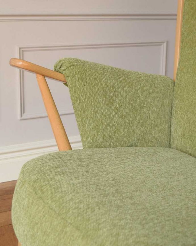 アンティークの椅子のアーム