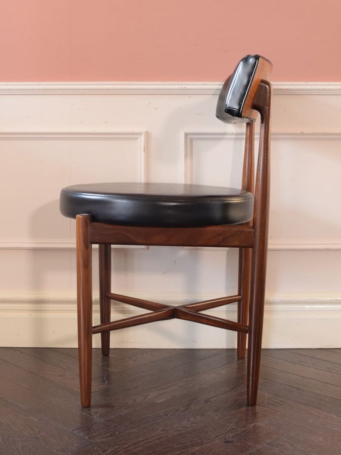 G-PLANのビンテージチェア、北欧スタイルのフレスコのダイニングチェア