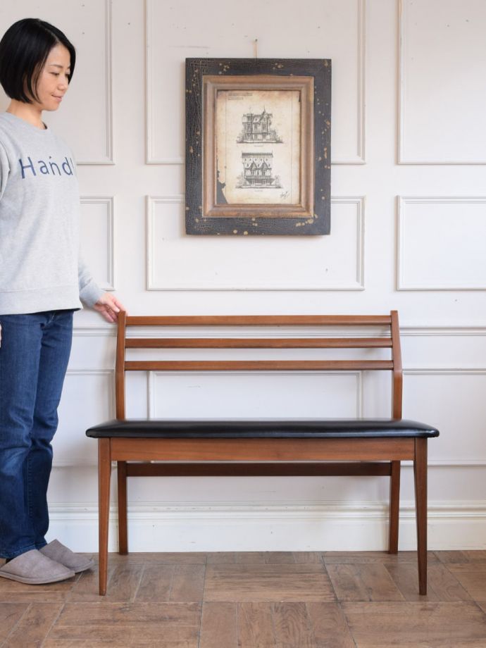 北欧スタイルのビンテージ椅子、ベンチ