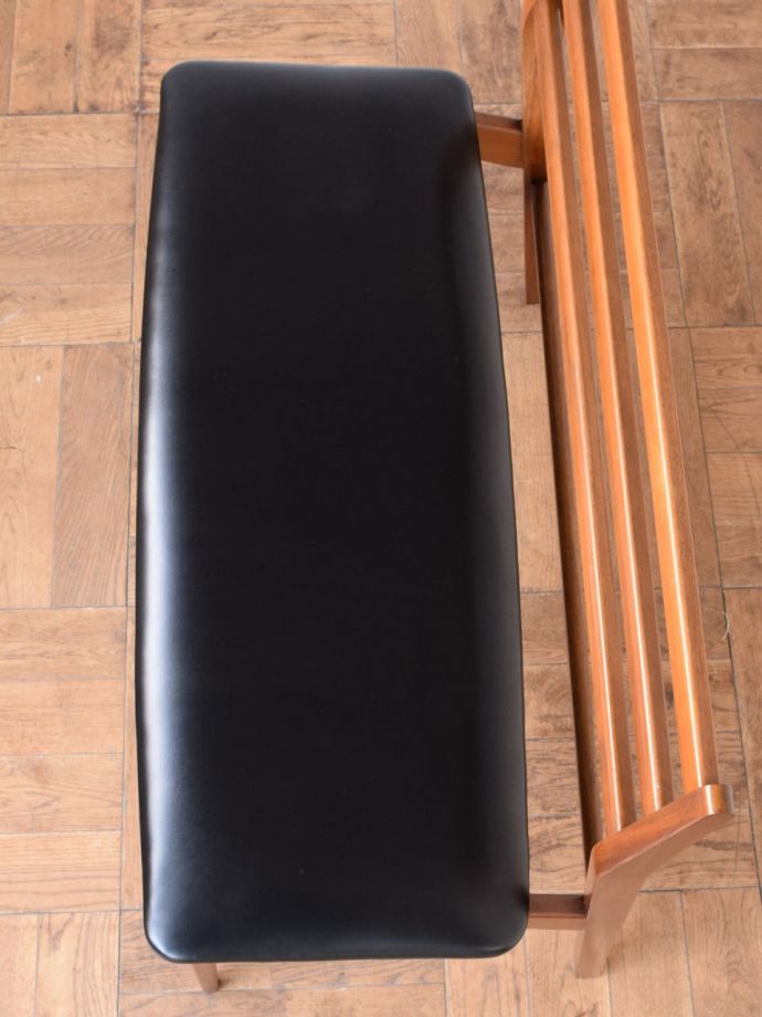 ビンテージベンチの座面