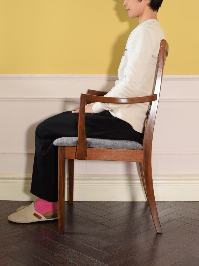 ビンテージチェアの掛け心地