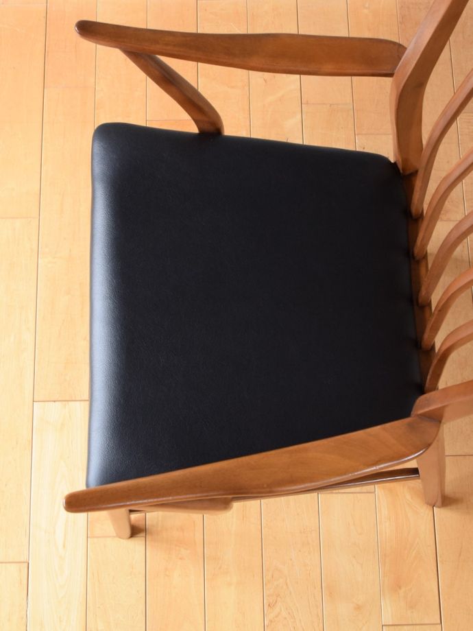 ビンテージチェアの座面