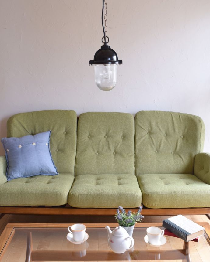 アンティークの照明、デッキランプ