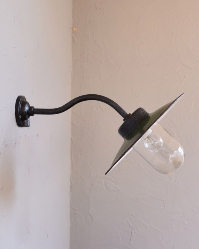 アンティーク外灯の側面