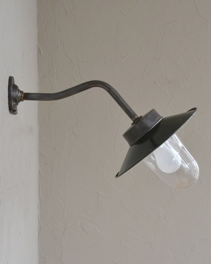 アンティーク外灯の側面