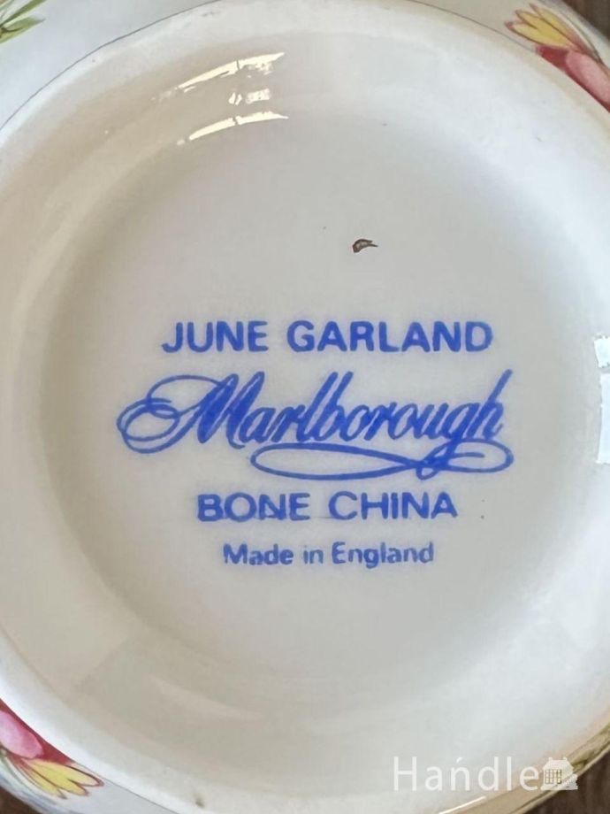 カップ&ソーサーのバックスタンプ