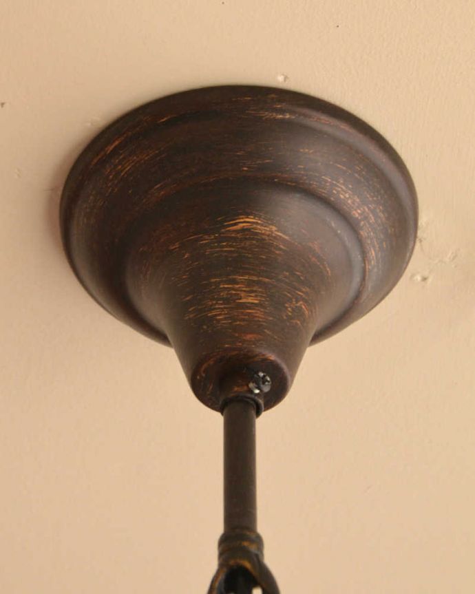 シャンデリア 照明・ライティング アンティーク風のシェード付きシャンデリア(5灯)(E17電球付)。カバーも付いています。(cr-505)