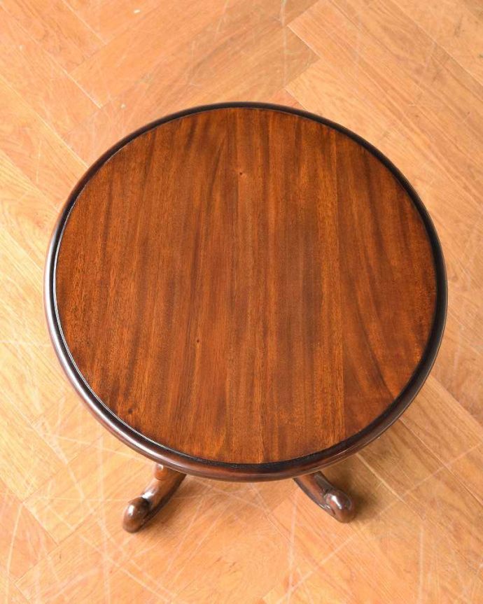 アンティーク風サイドテーブルの天板