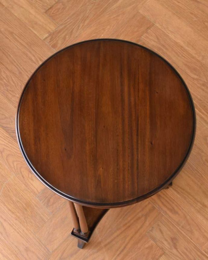 アンティーク風サイドテーブルの天板