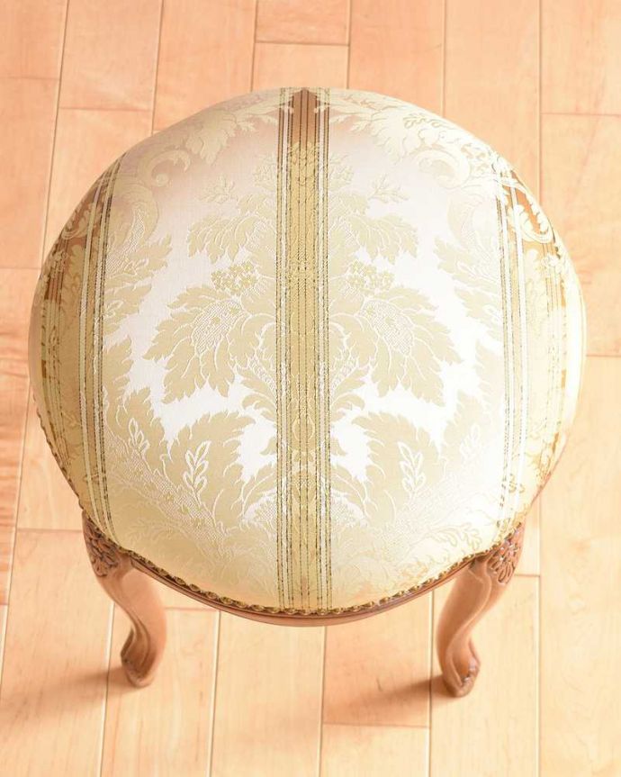 アンティーク調椅子の座面