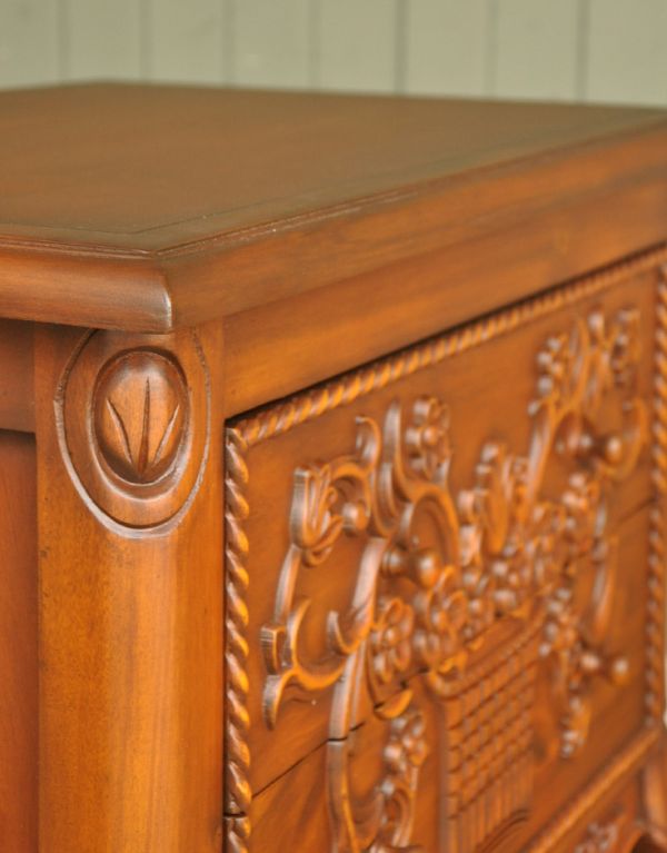 アンティーク風チェスト(y-171-f)｜アンティーク風