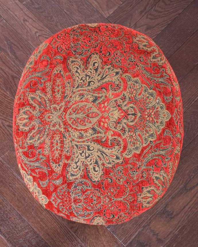 アンティーク調椅子の座面