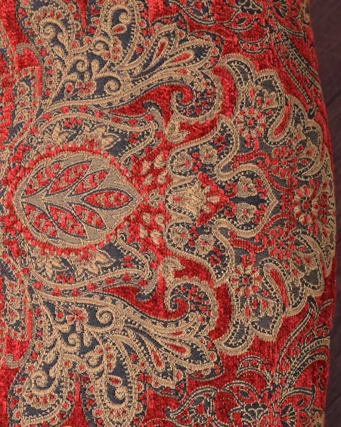 アンティーク調スツールの生地