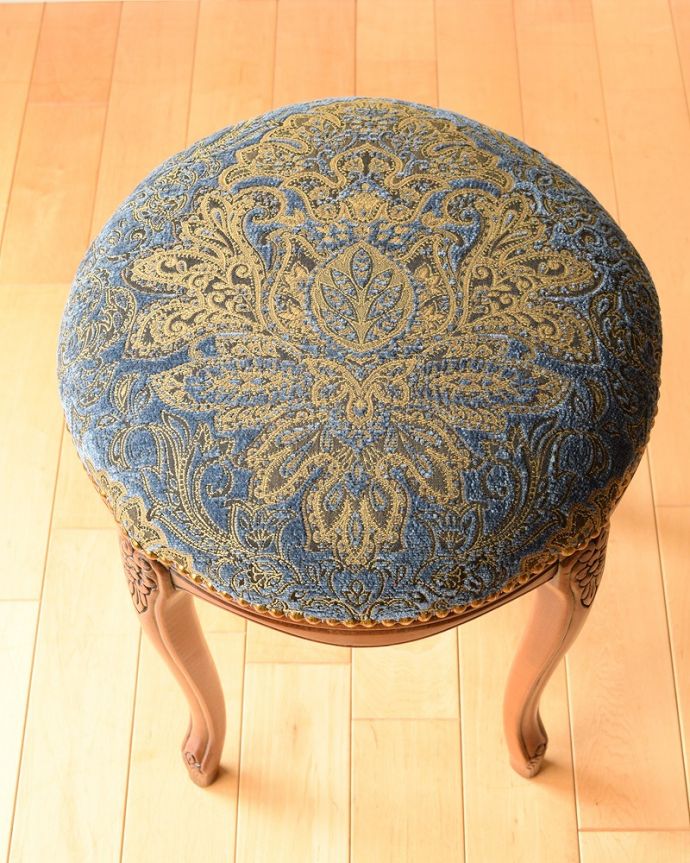 アンティーク調椅子の座面