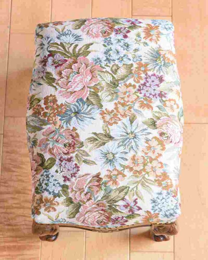 アンティーク調椅子の座面