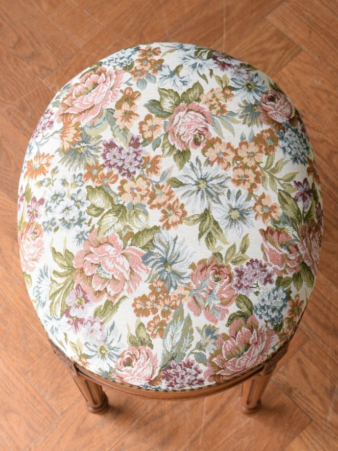 アンティーク調椅子の座面