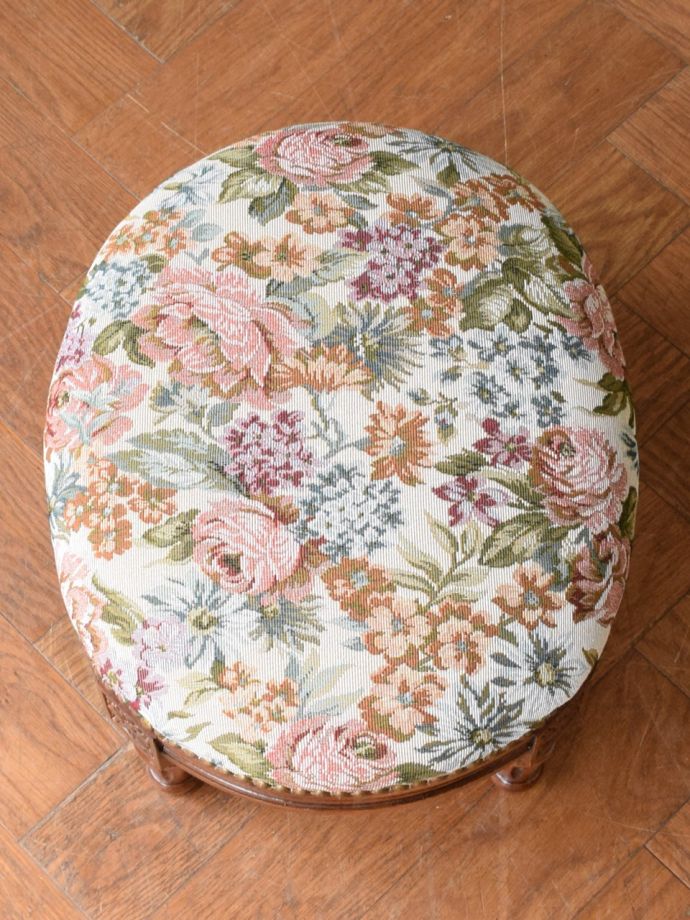 アンティーク調椅子の座面