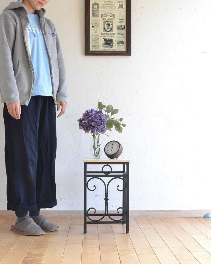 アイアンの曲線が作り出す美しいフォルム