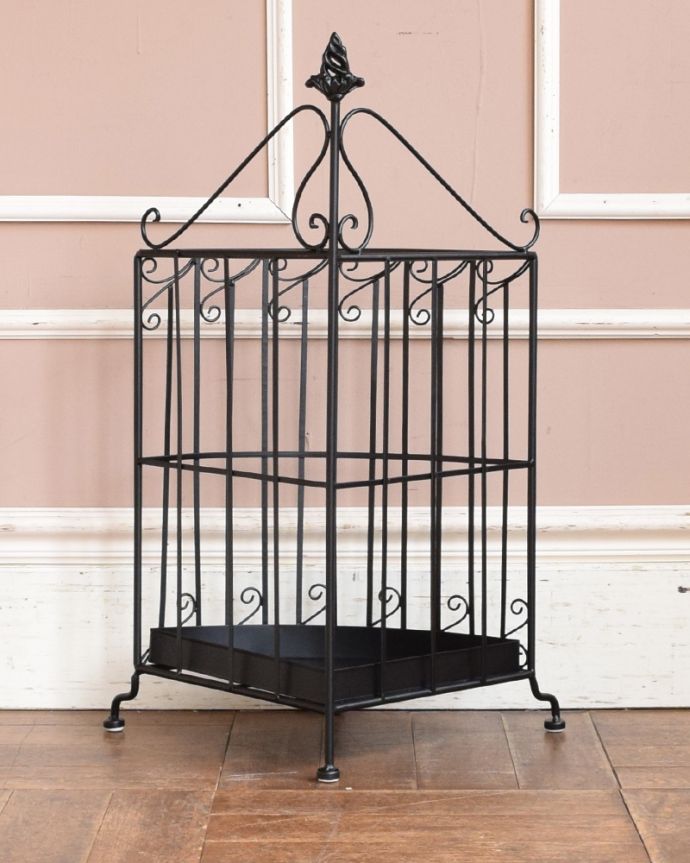 傘立ての反対側