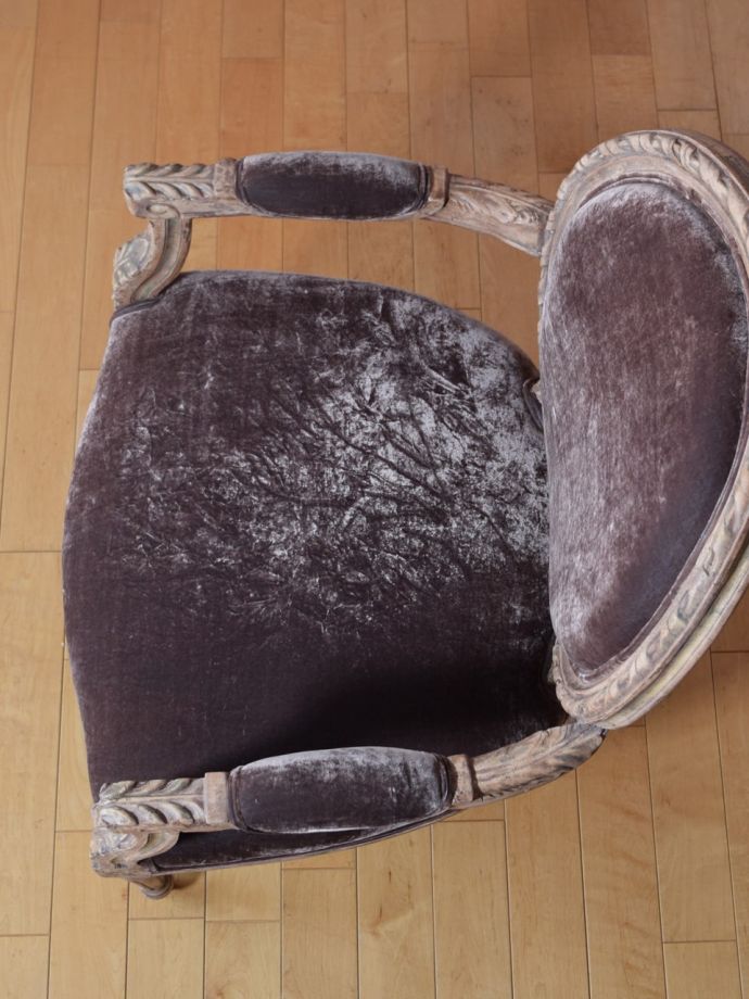 アンティーク風チェアの座面