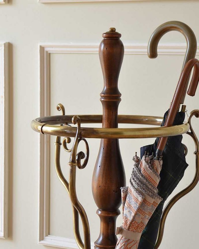 アンティーク風の傘たて(アンブレラスタンド)(y-329-f)｜アンティーク風