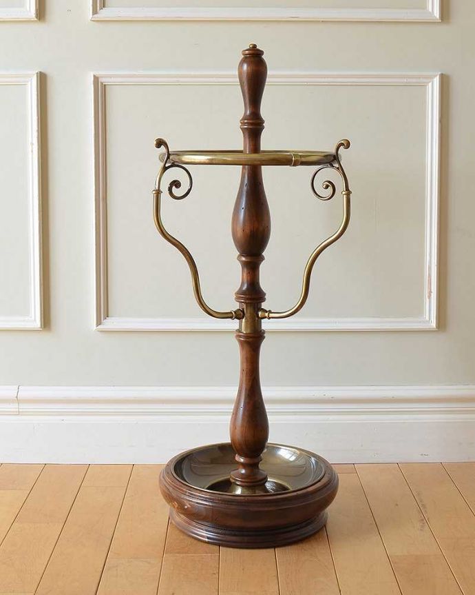 アンティーク風の傘たて(アンブレラスタンド)(y-329-f)｜アンティーク風