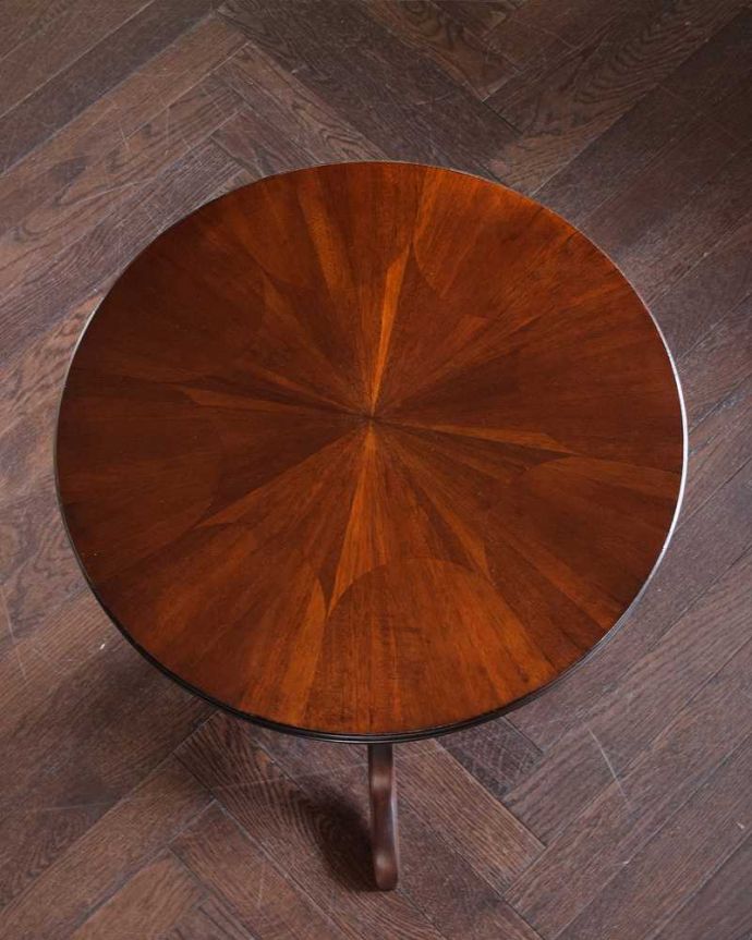 アンティーク風サイドテーブルの天板