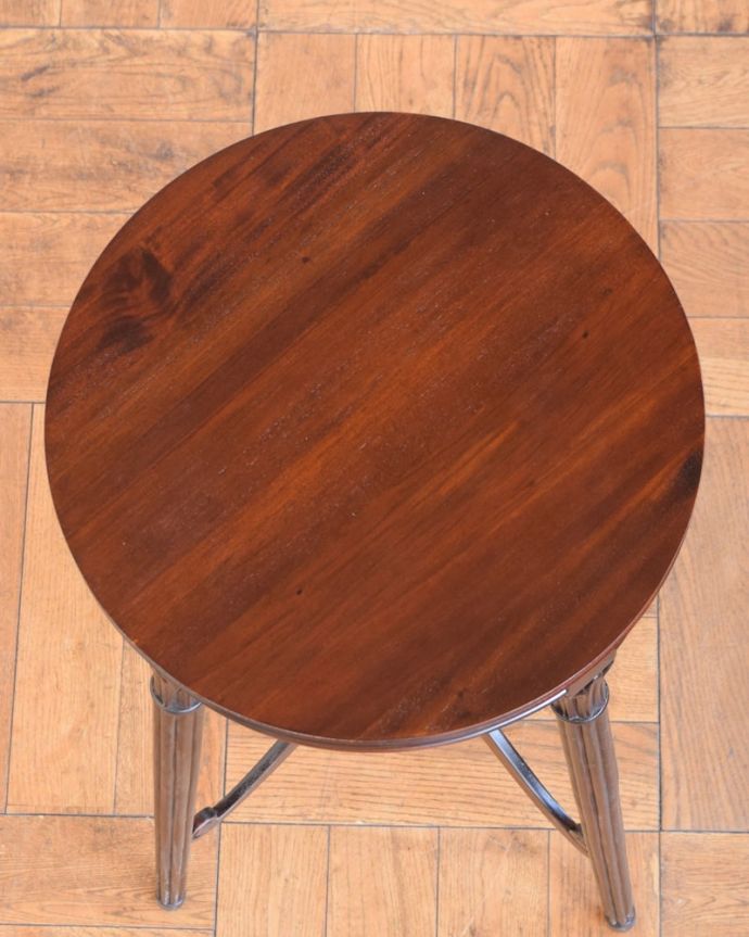 アンティーク風サイドテーブルの天板