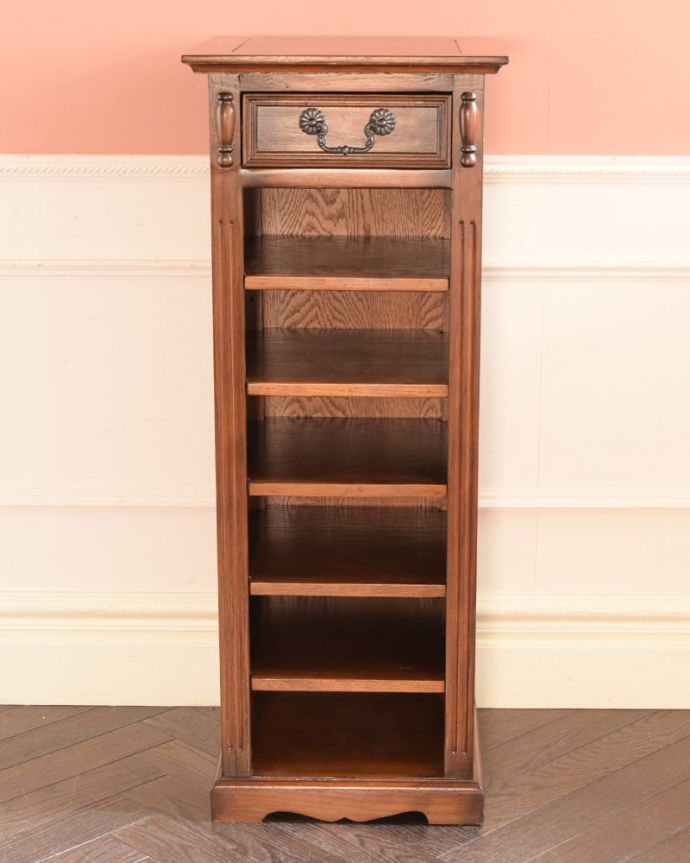 アンティーク風 スリッパラック・W30 棚が沢山付いています棚板はこんな感じ。(y-412-f)