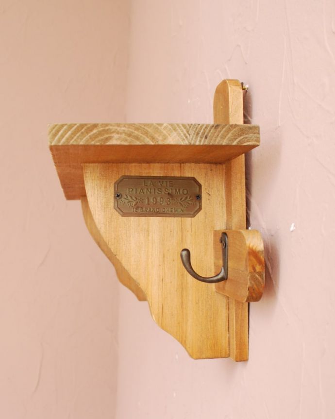 その他インテリア雑貨　インテリア雑貨　ウッド　シェルフ　クラシック　横から見ると･･･テストてすとテストてすとテストてすと。(y-420-f)