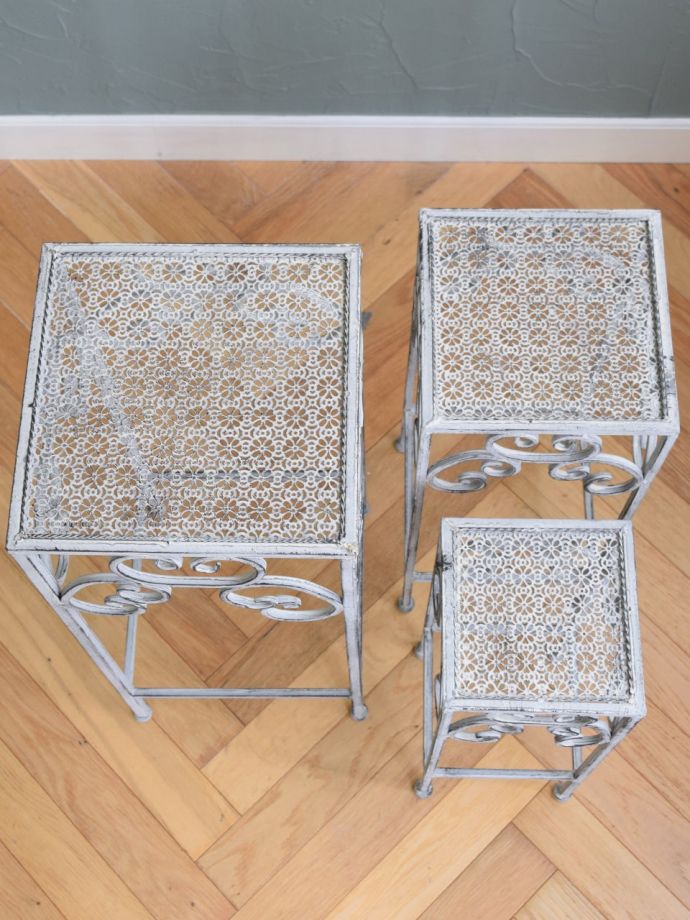 アンティーク風フラワースタンドの天板