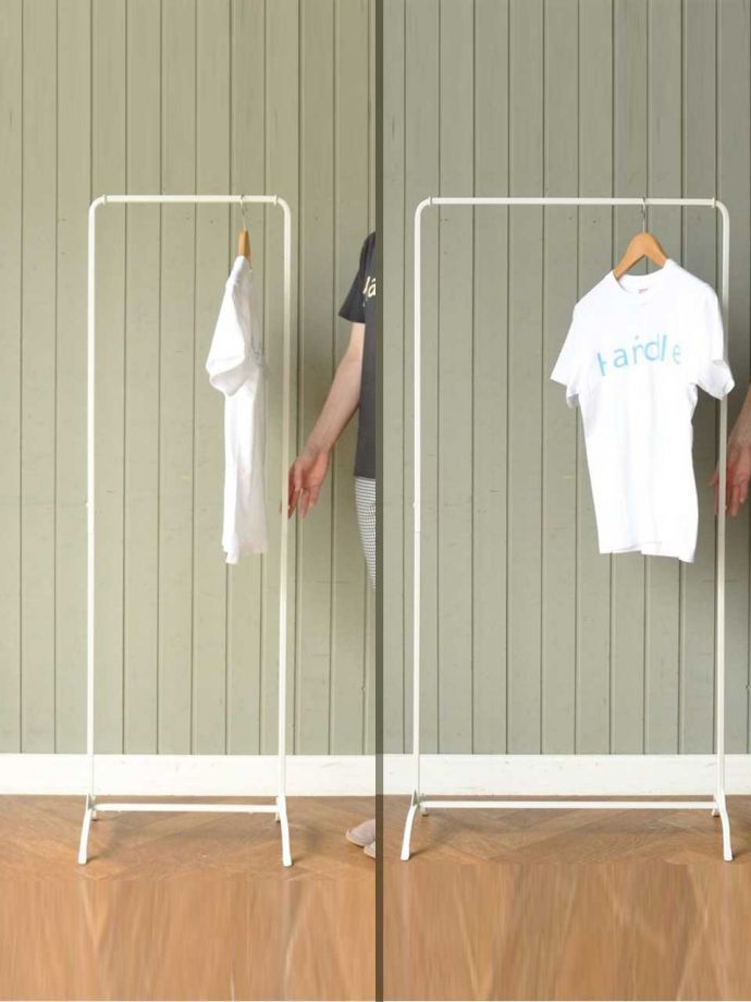 ハンガーラックの2種類のサイズ