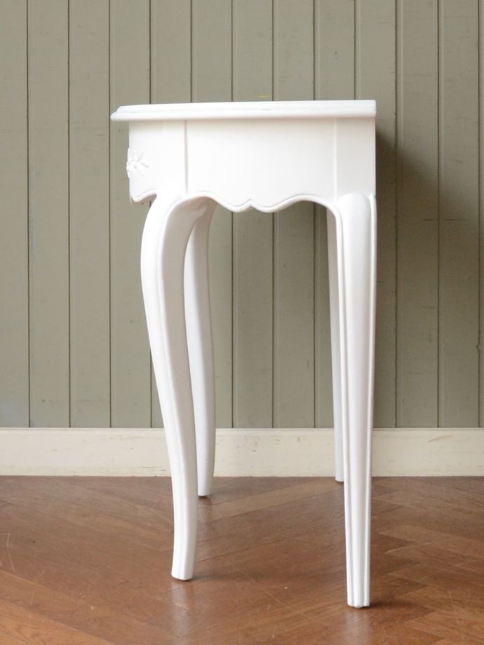 コンソールテーブルの側面