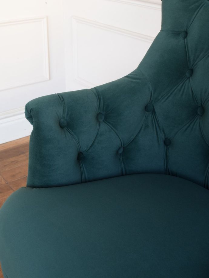 ひじ掛け部分のデザイン