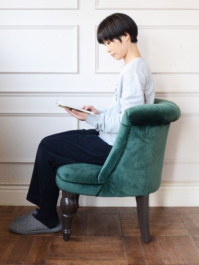 おしゃれな一人掛けソファの掛け心地