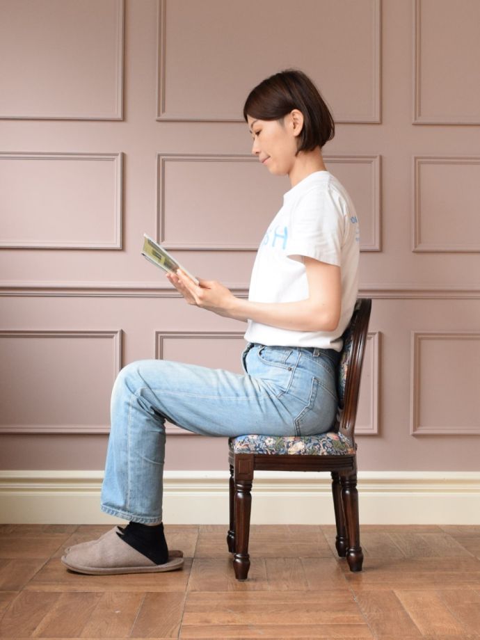 おしゃれなドールチェアの掛け心地