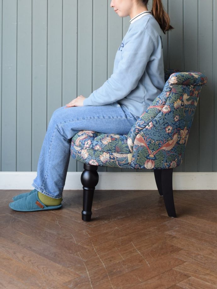 おしゃれな一人掛けソファの掛け心地