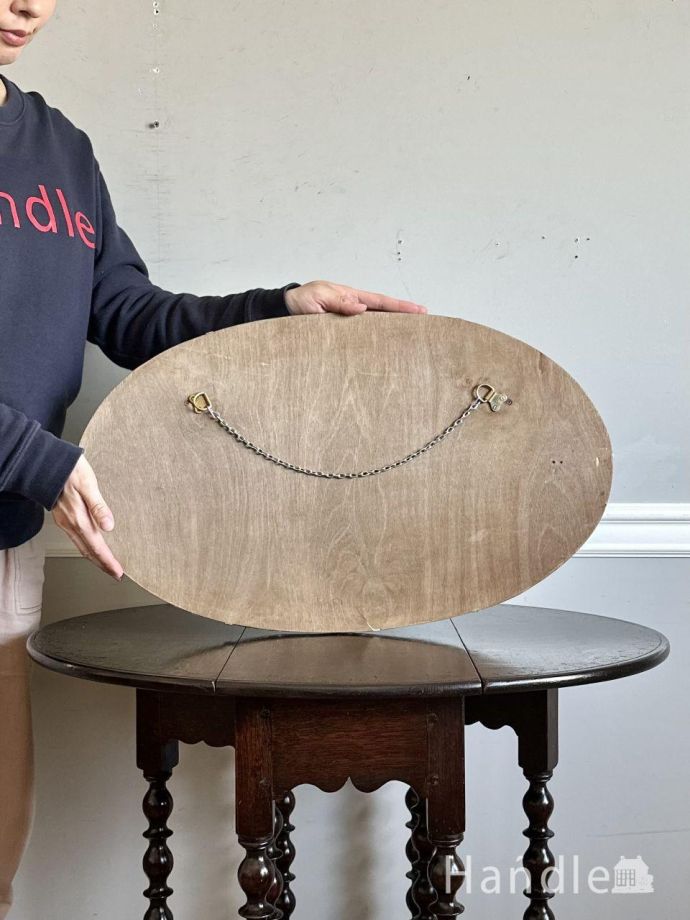 アンティークの鏡の裏