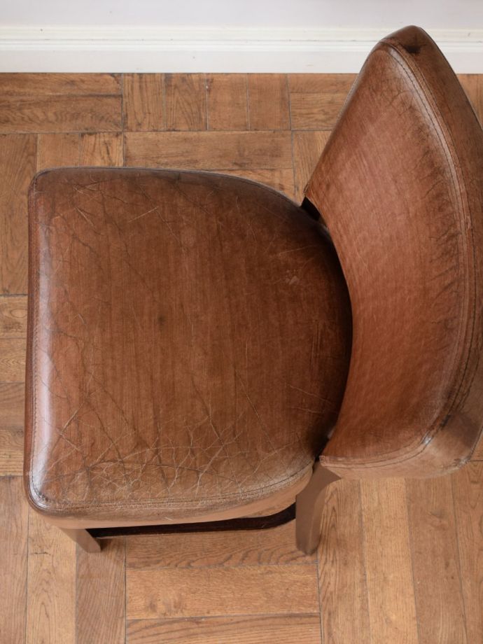 アンティークスツールの座面